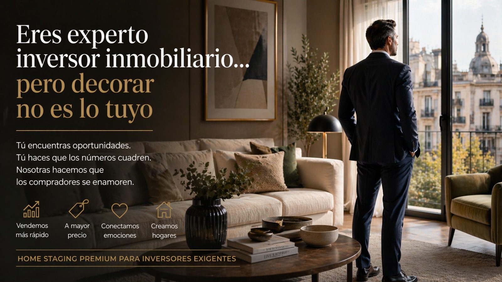 Eres inversor inmobiliario, pero decorar no es lo tuyo